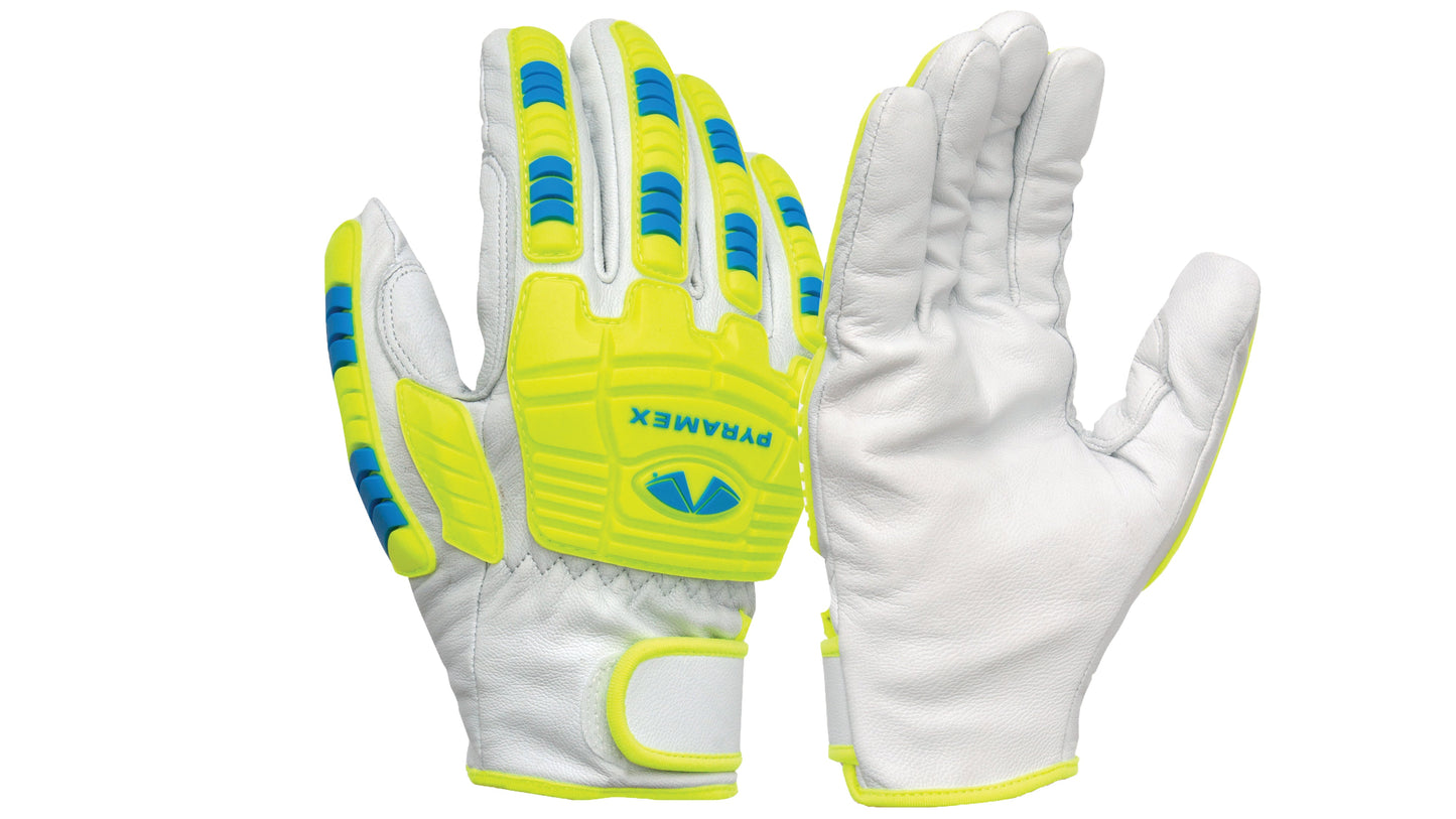 GL3004CW - Goatskin Driver A7 Cut Level 1 Impact Gloves