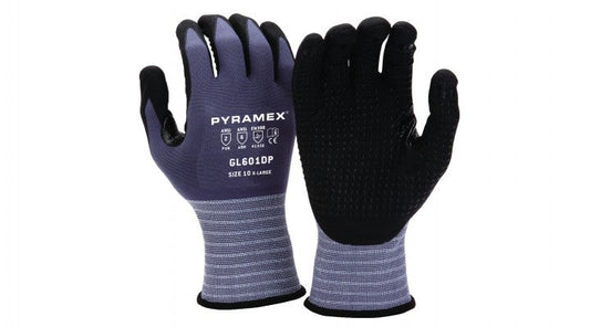 GL601DP - Micro-Foam Nitrile Dotted Dipped Gloves