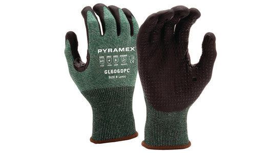 GL606DP - Micro-Foam Nitrile Dotted A3 Cut Gloves