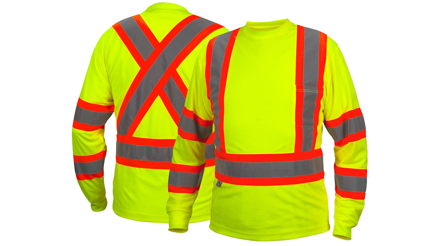 RCLTS31 Series Hi-Vis Reflective Long Sleeve T-Shirt