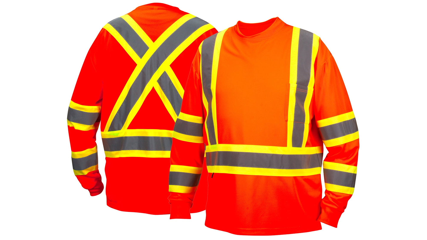 RCLTS31 Series Hi-Vis Reflective Long Sleeve T-Shirt