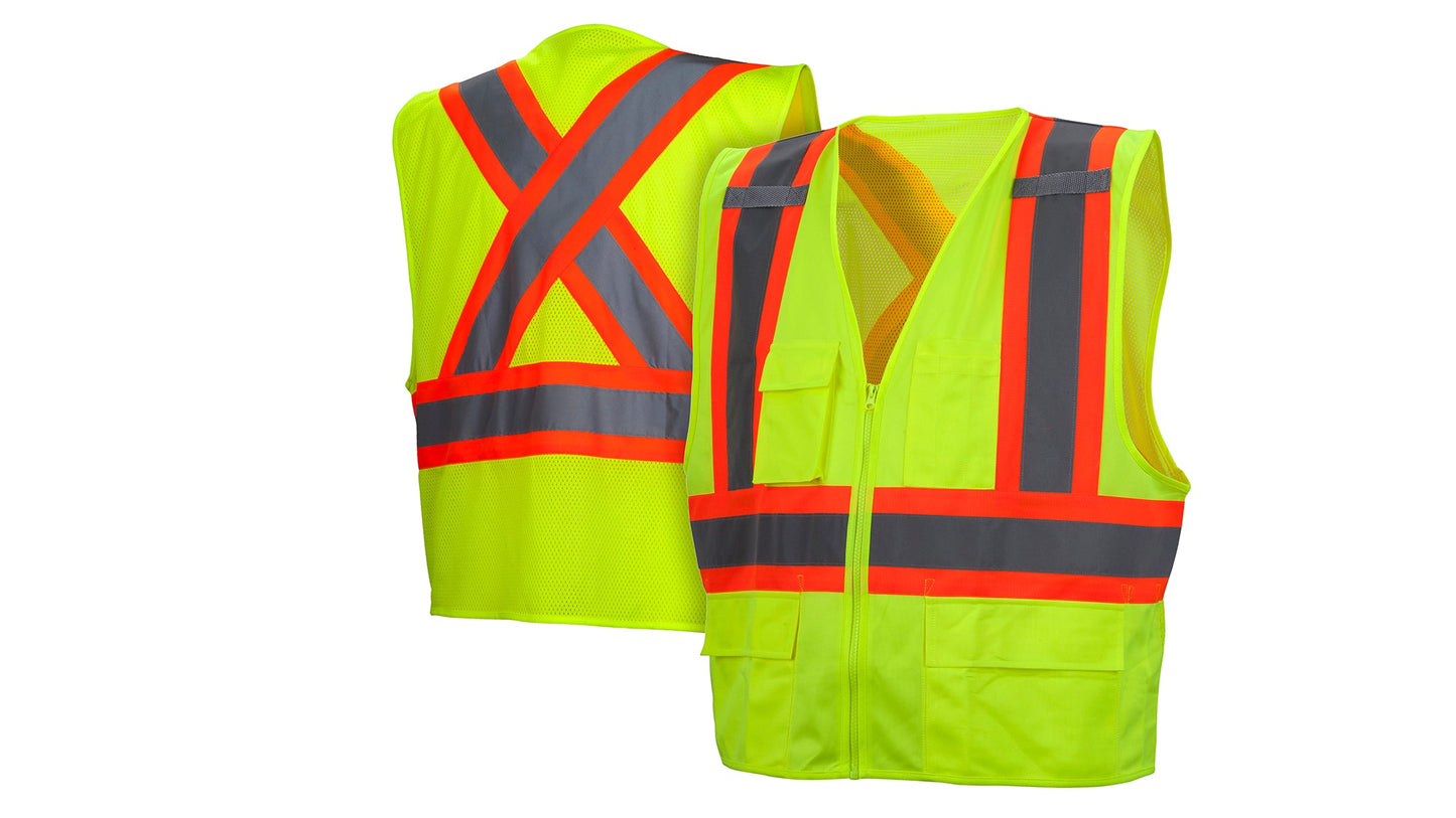 RCZ24 Series Hi-Vis Reflective Work Vest