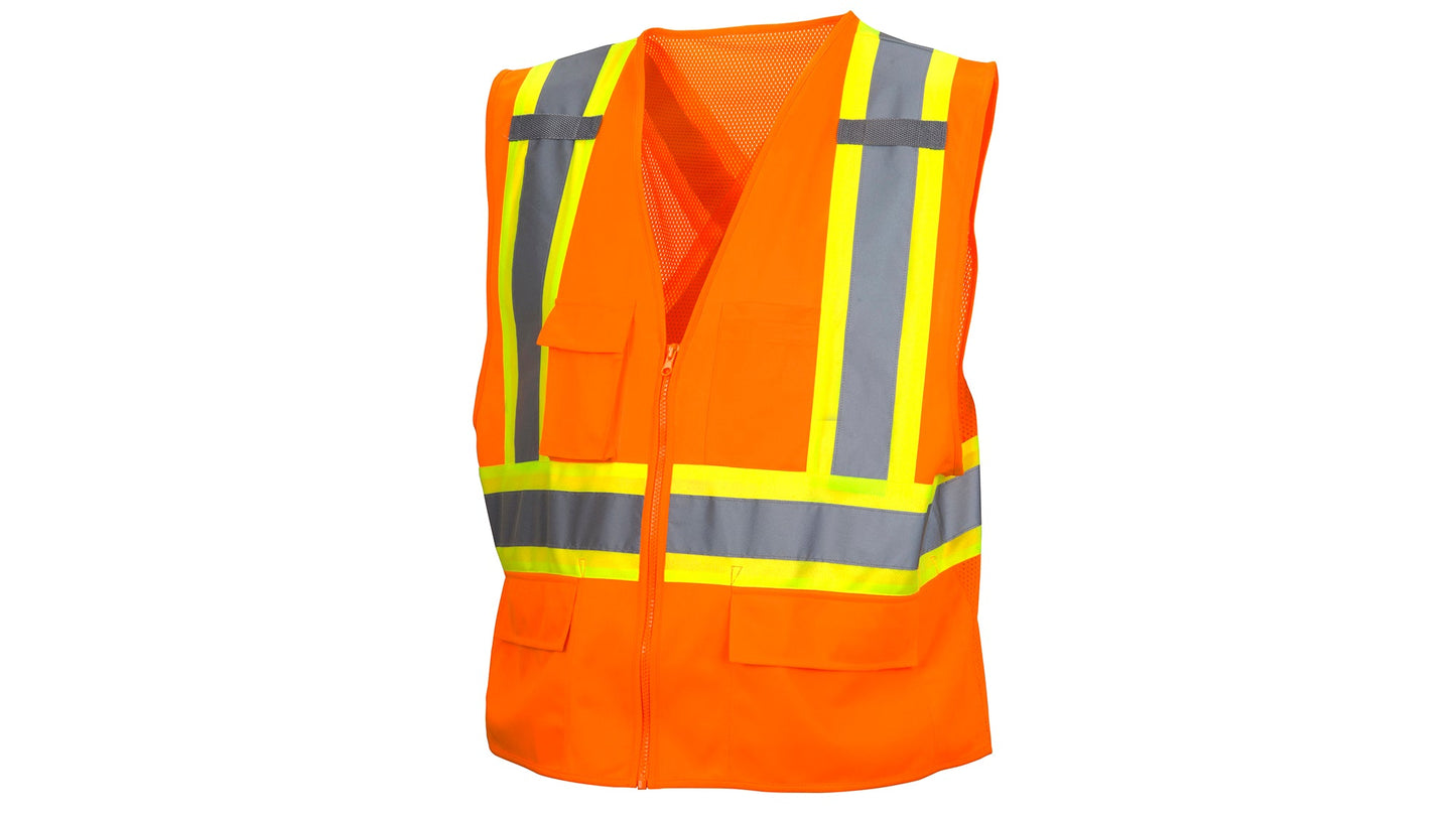 RCZ24 Series Hi-Vis Reflective Work Vest