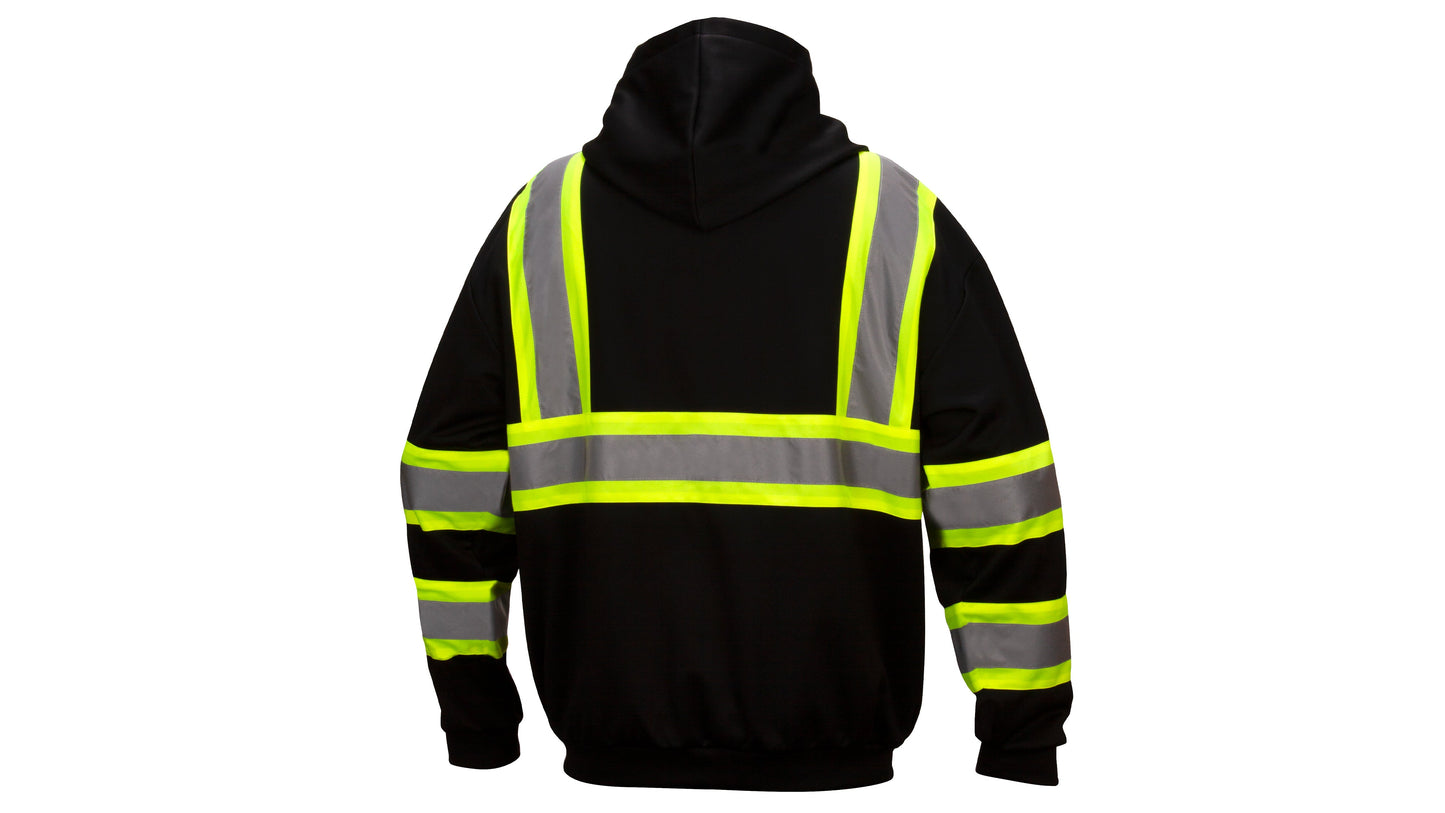 RSZH34 Series Black Reflective Work Sweatshirt