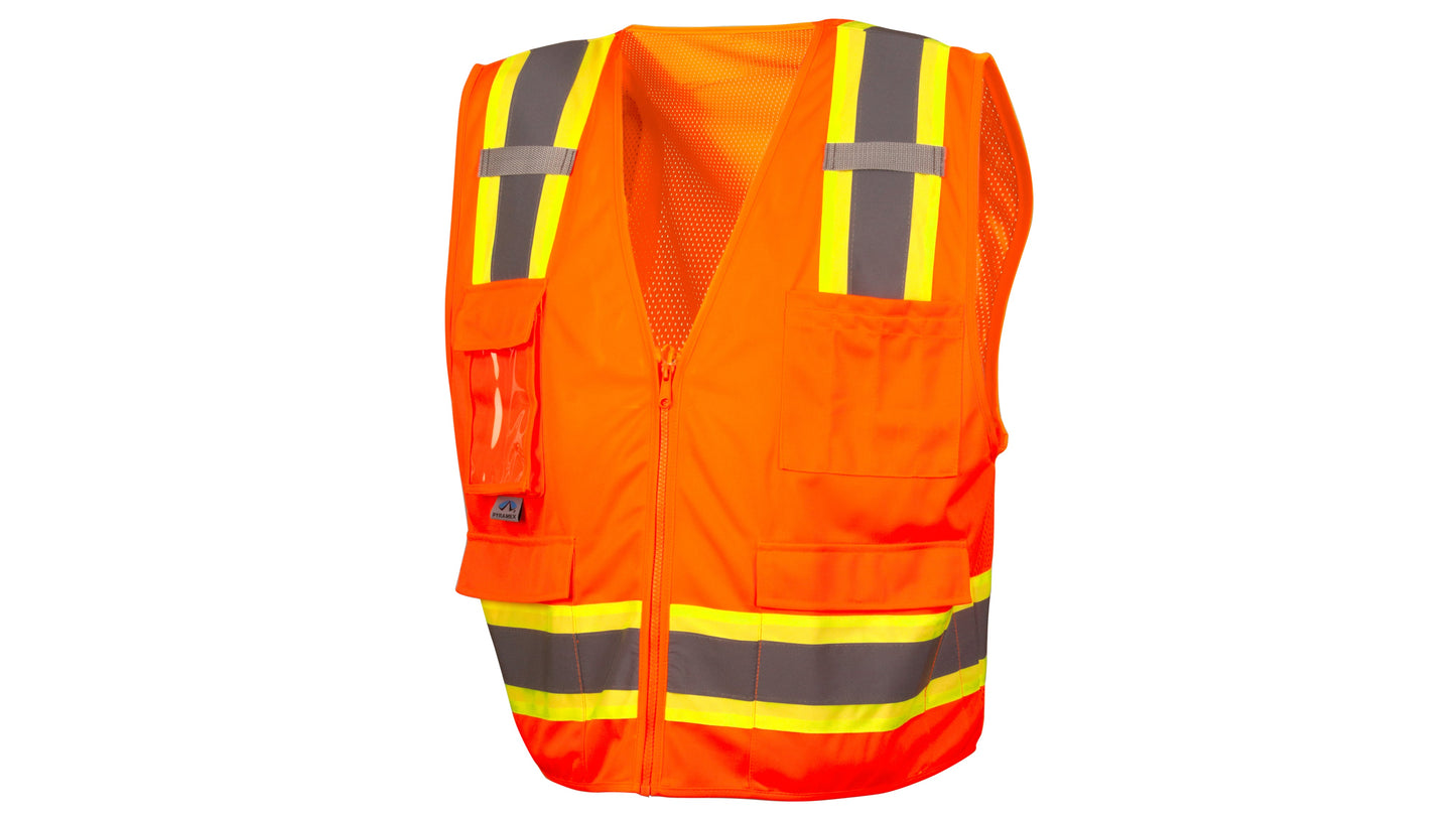 RVZ24CP Series Hi-Vis Reflective Work Vest