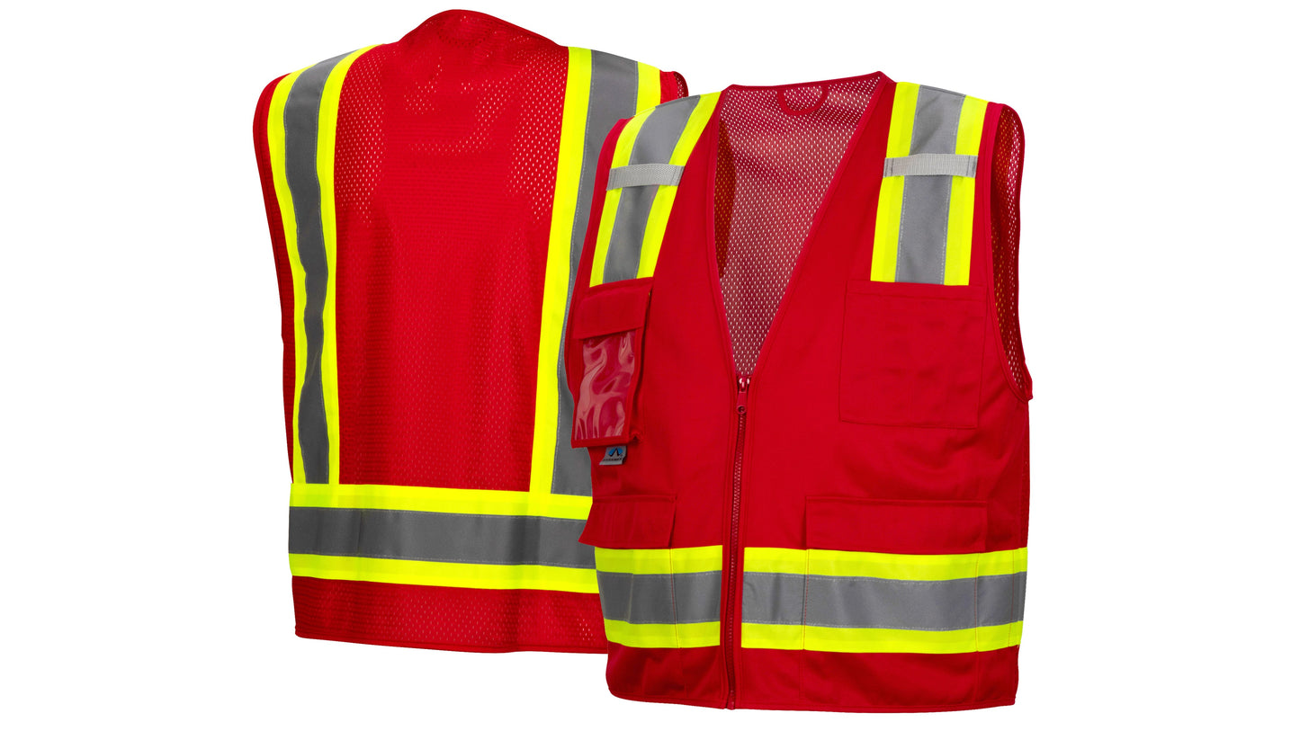RVZ24CP Series Hi-Vis Reflective Work Vest
