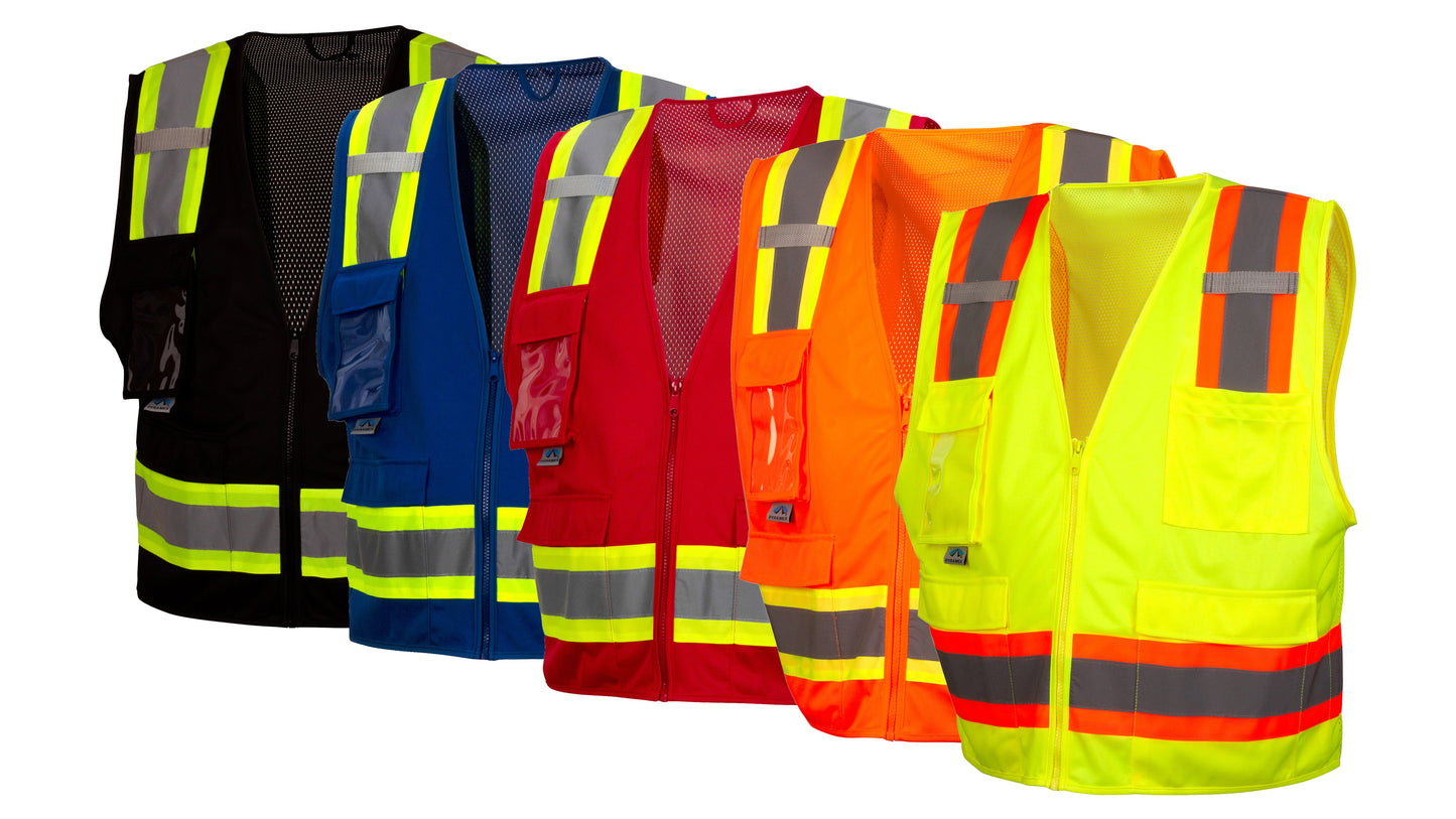 RVZ24CP Series Hi-Vis Reflective Work Vest