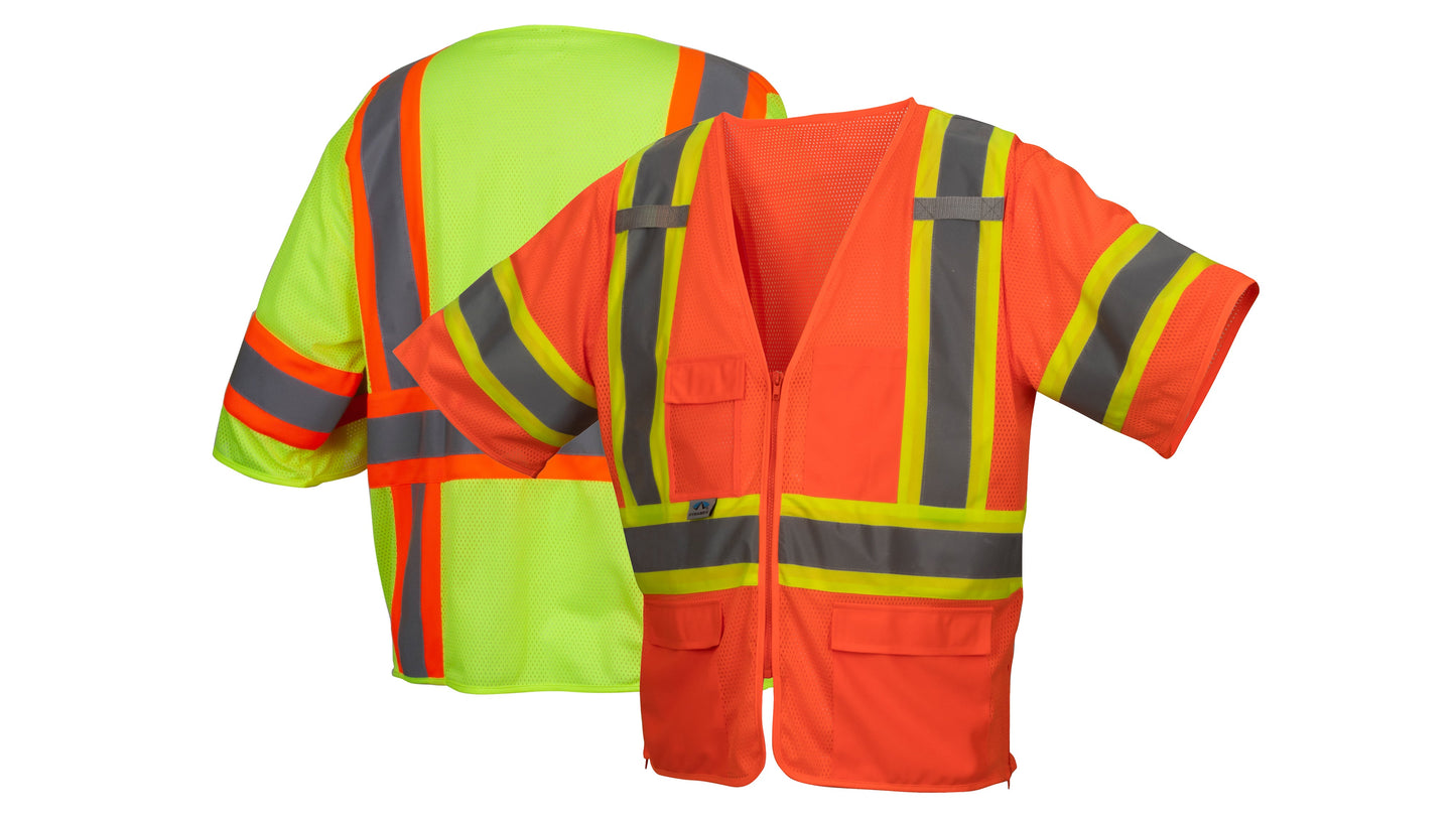 RVZ36 Series Hi-Vis Reflective Short Sleeve Work Vest
