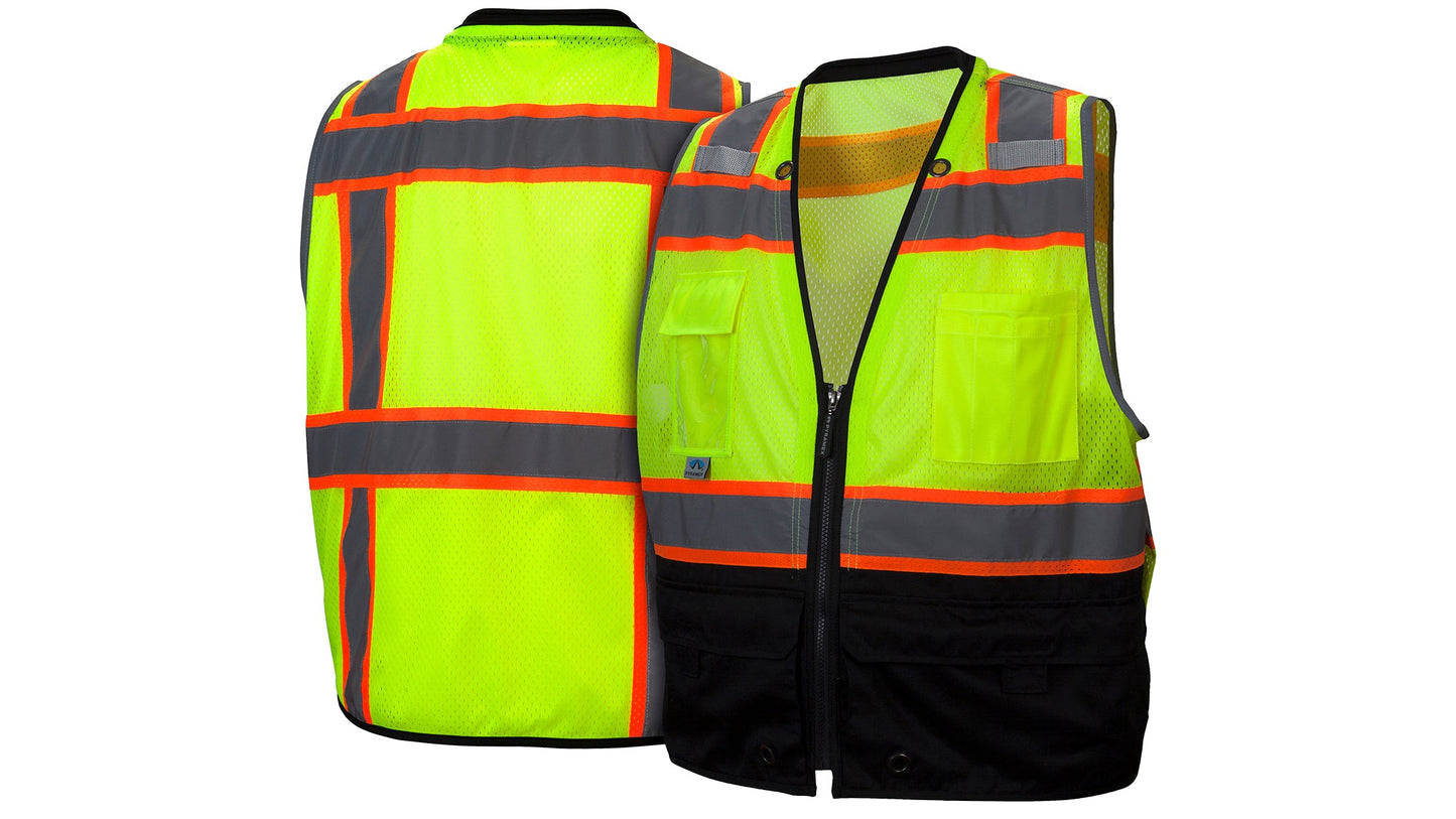 RVZ44B Series Hi-Vis Dual Color Reflective Work Vest