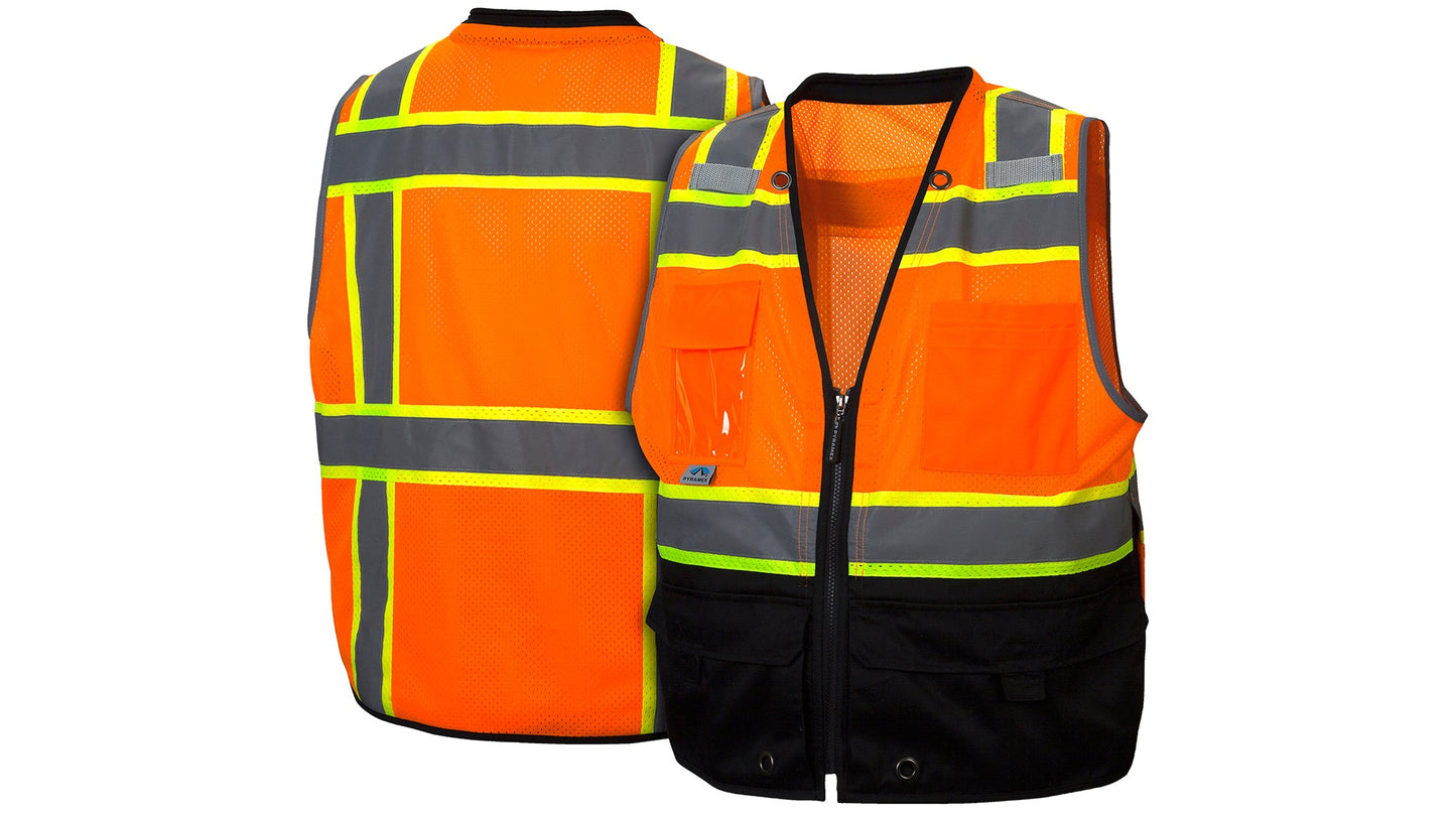 RVZ44B Series Hi-Vis Dual Color Reflective Work Vest