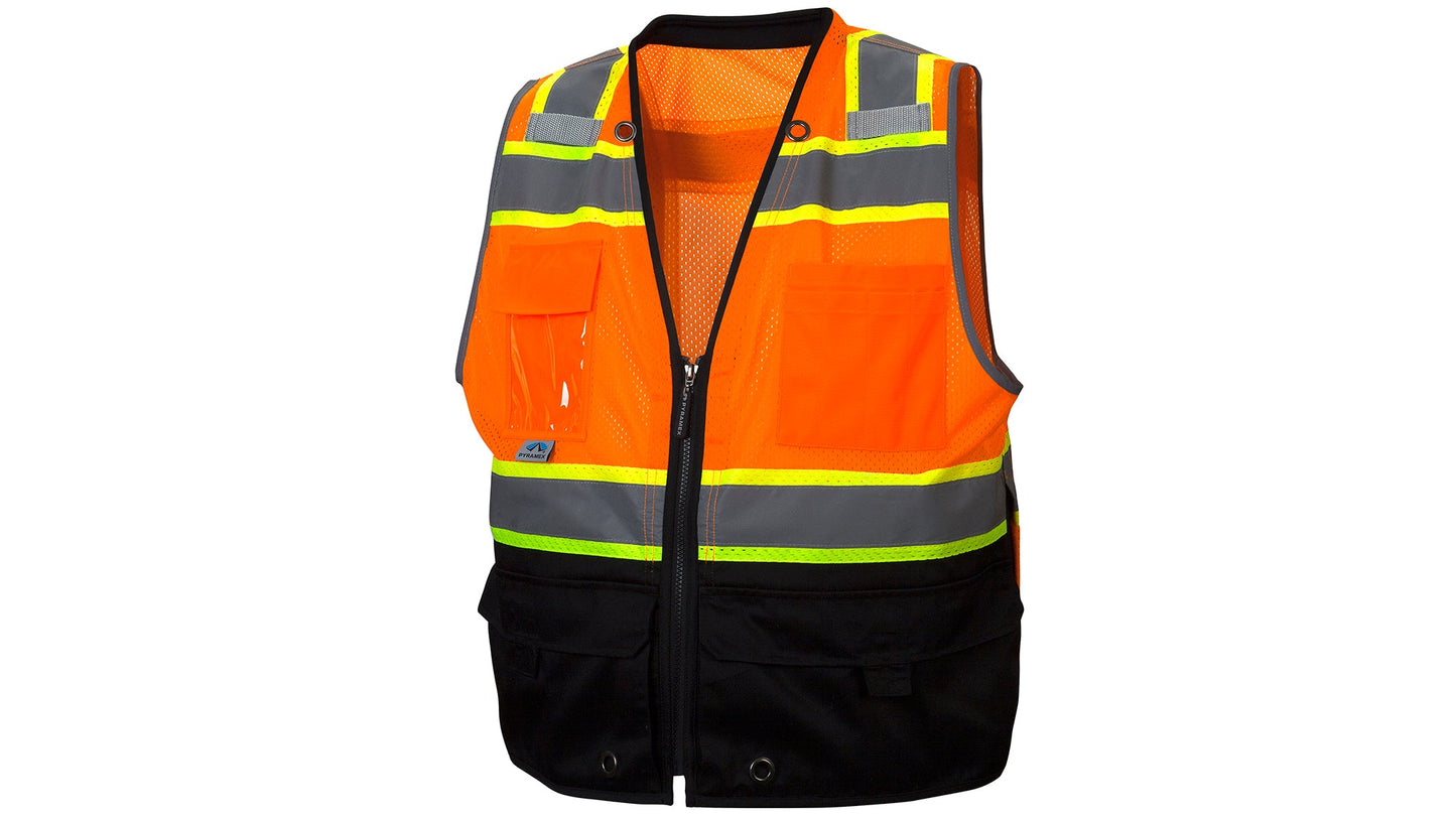 RVZ44B Series Hi-Vis Dual Color Reflective Work Vest