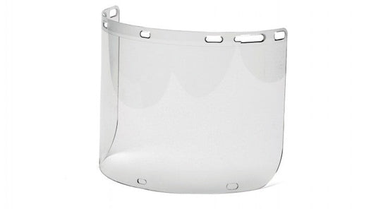Cylinder Polycarbonate Face Shield with Slots for Chin Cup