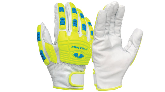 GL3004CW - Goatskin Driver A7 Cut Level 1 Impact Gloves