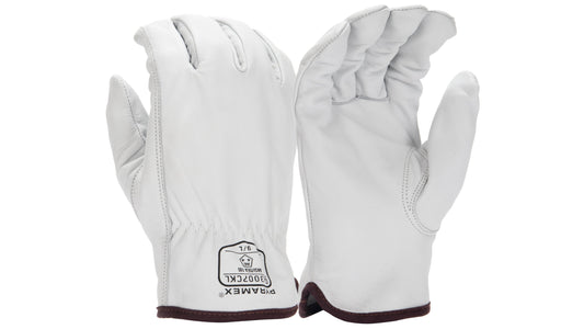 GL3007CK - Grain Goatskin Leather Driver HPPE A6 Cut Gloves