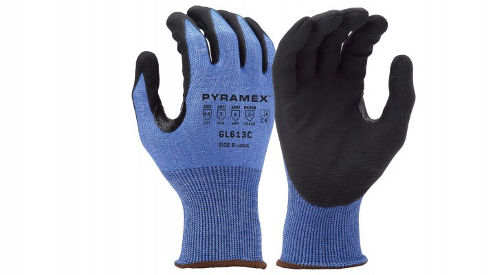 GL613C - Micro-Foam Nitrile A4 Cut Dipped Gloves