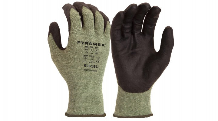 GL616C - Micro-Foam Nitrile A6 Cut Dipped Gloves