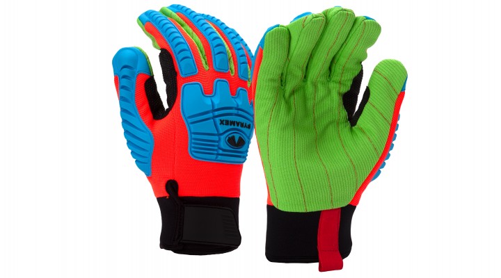 GL804C - Insulated Corded Cotton A2 Cut Level 1 Impact Gloves