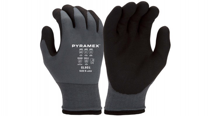 GL901 - Insulated Nylon A2 Cut Dipped Gloves