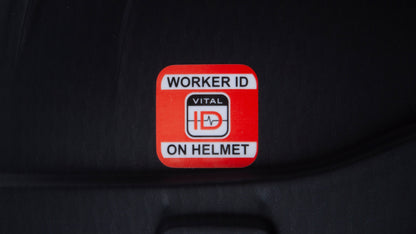 ID Hard Hat Stickers (16 per sheet)