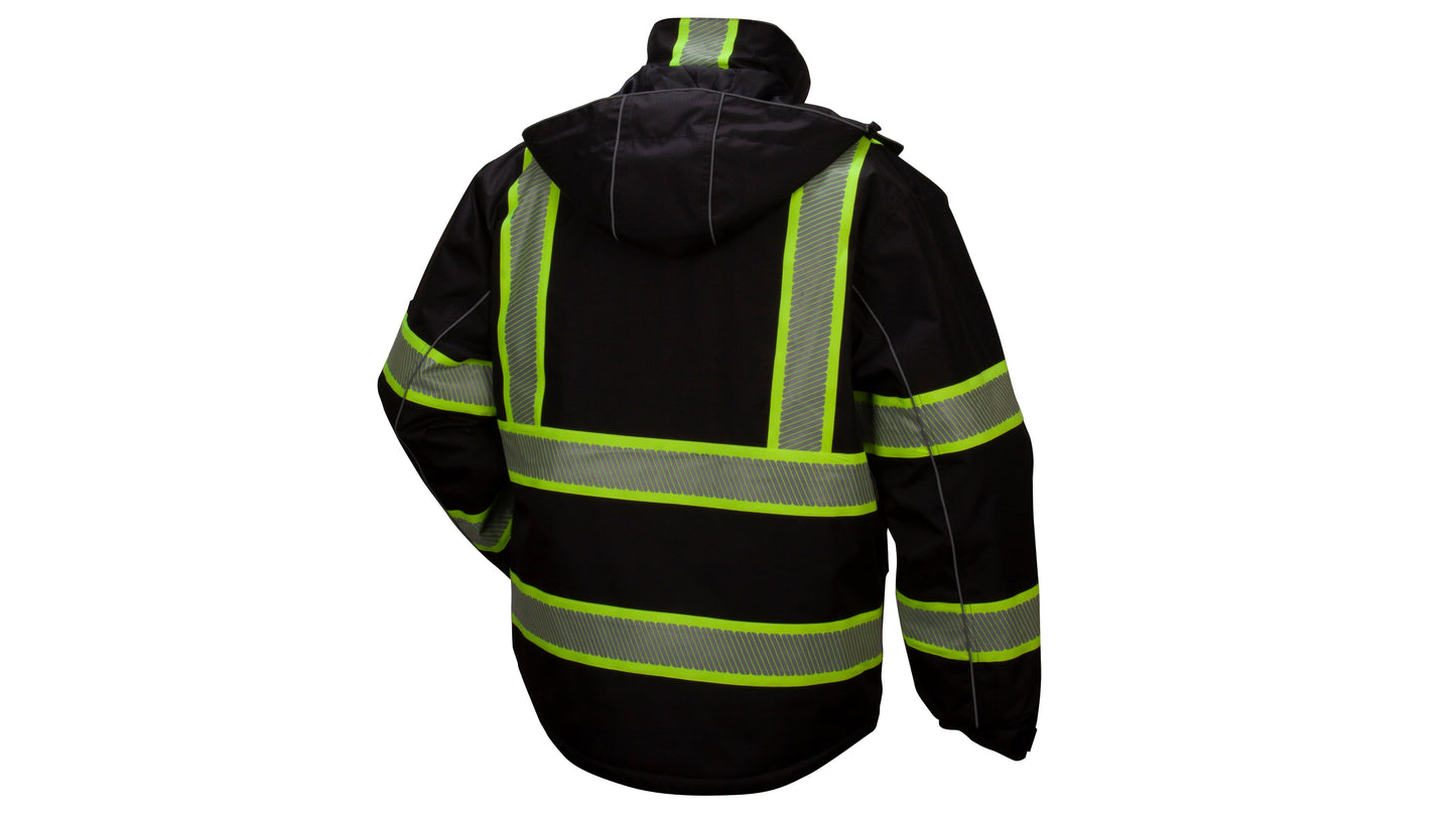 RPB35 Series Black Waterproof Reflective Work Jacket