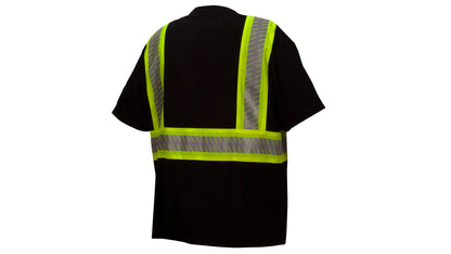 RTS23 Series Black Reflective Work Shirt