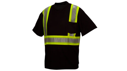 RTS23 Series Black Reflective Work Shirt