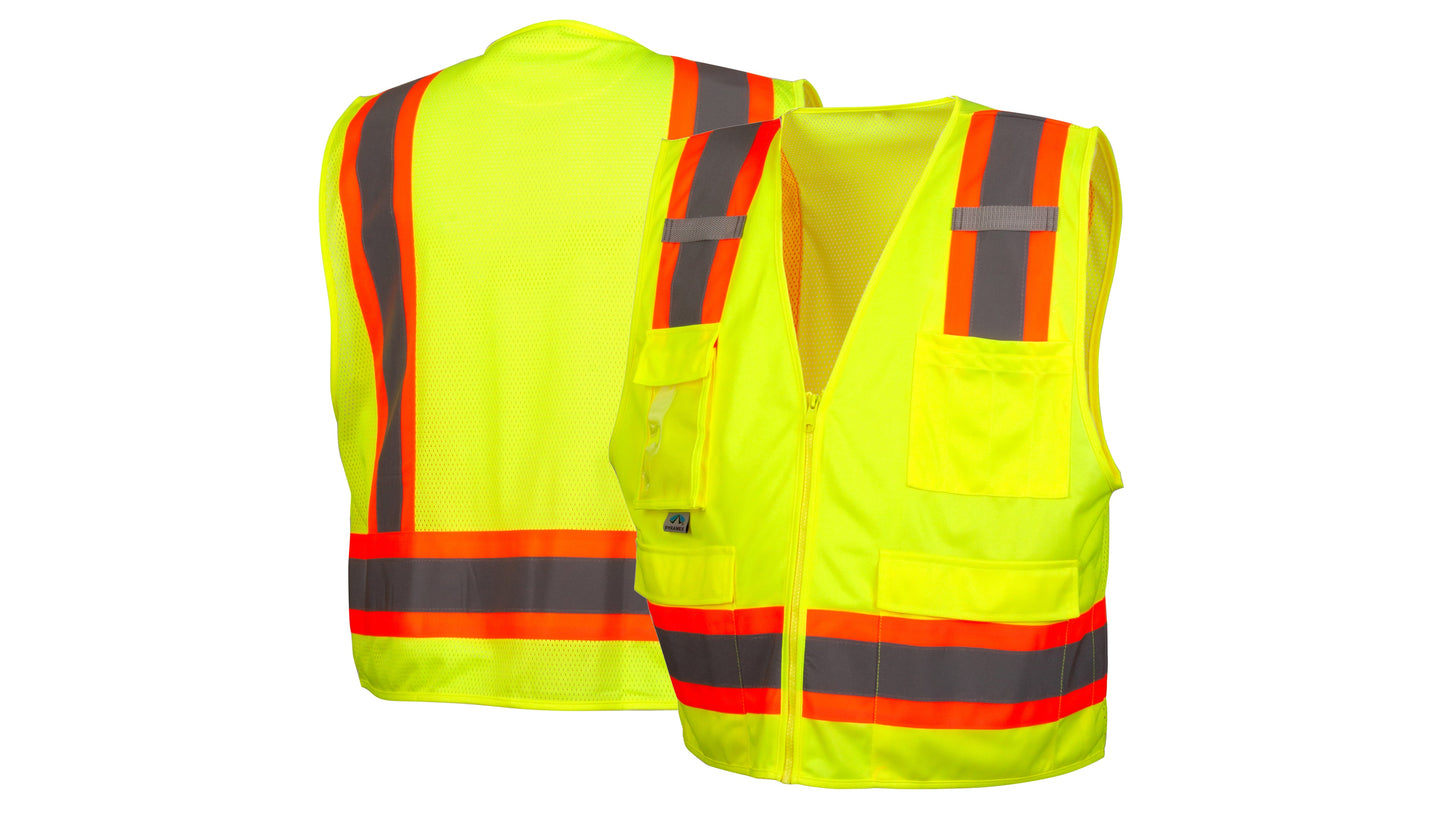 RVZ24CP Series Hi-Vis Reflective Work Vest