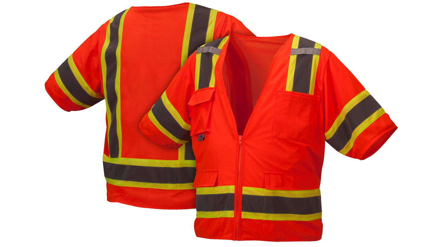 RVZ34 Series Hi-Vis Reflective Short Sleeve Work Vest