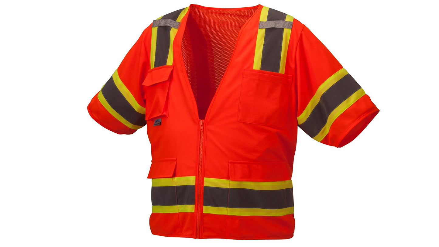 RVZ34 Series Hi-Vis Reflective Short Sleeve Work Vest