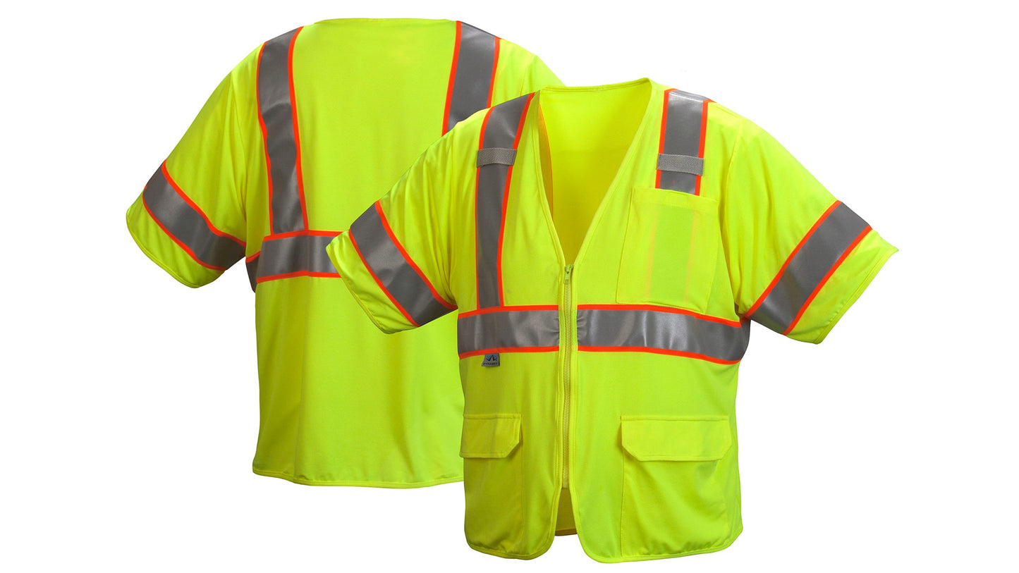 RVZ35 Series Hi-Vis Reflective Short Sleeve Work Vest