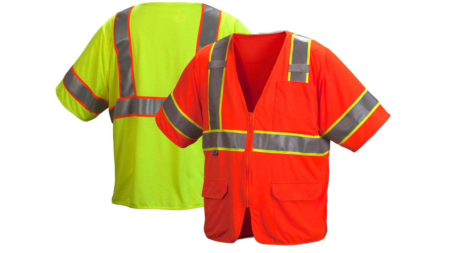 RVZ35 Series Hi-Vis Reflective Short Sleeve Work Vest