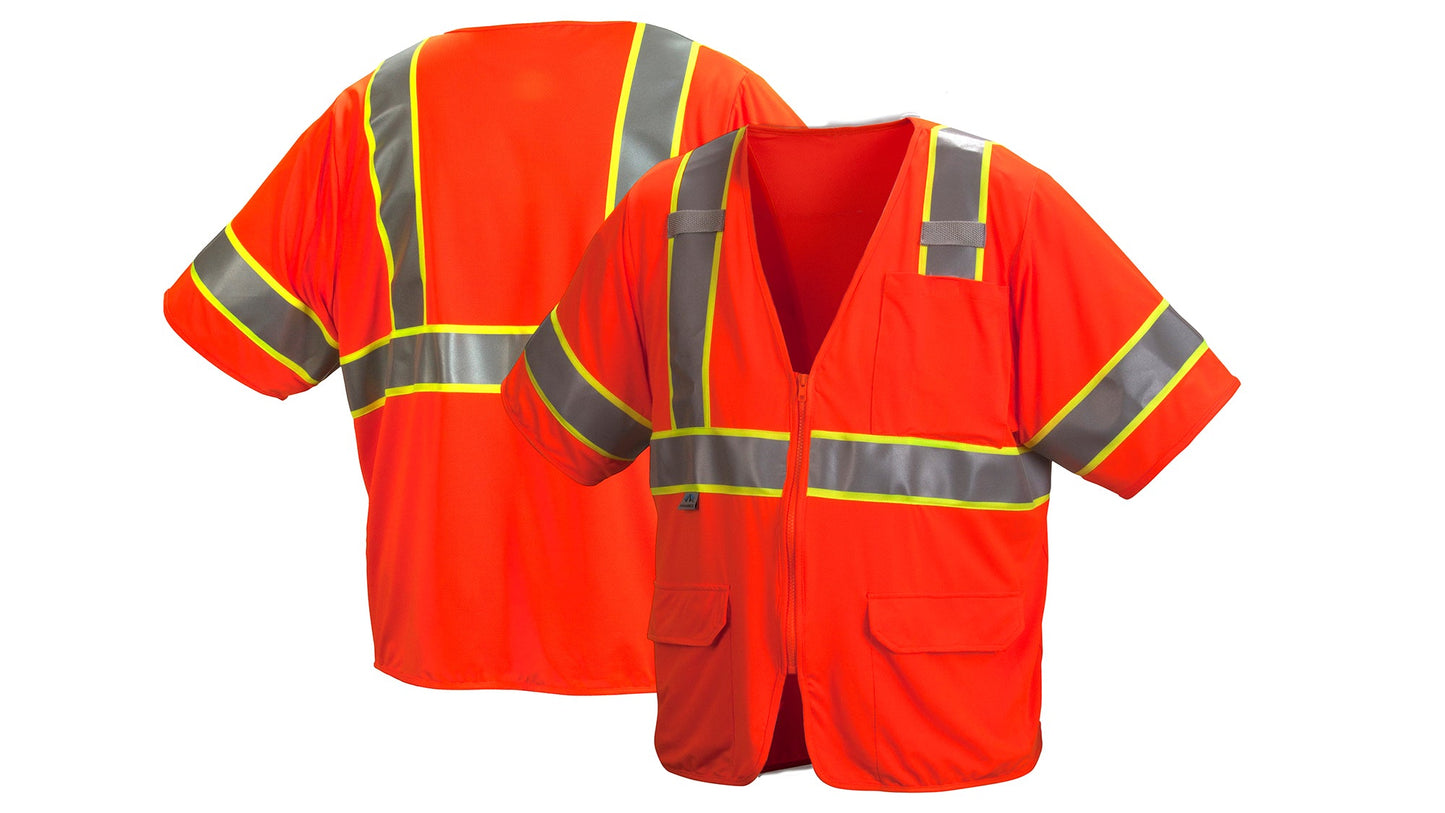 RVZ35 Series Hi-Vis Reflective Short Sleeve Work Vest