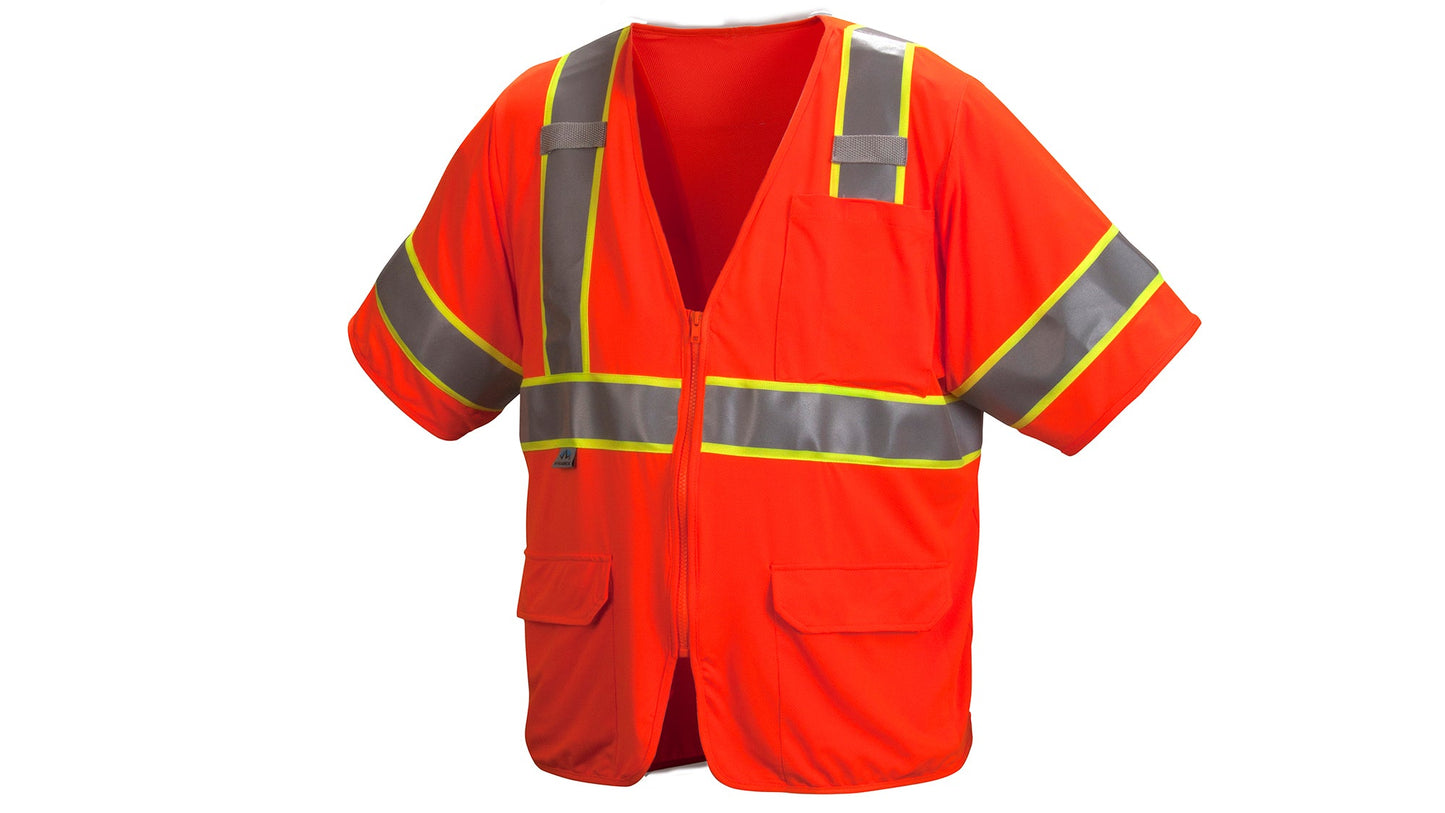 RVZ35 Series Hi-Vis Reflective Short Sleeve Work Vest