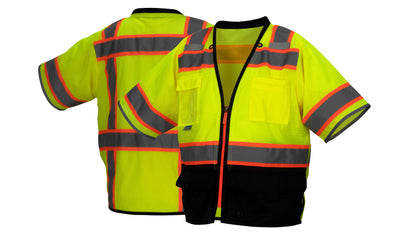 RVZ37B Series Hi-Vis Reflective Short Sleeve Work Vest