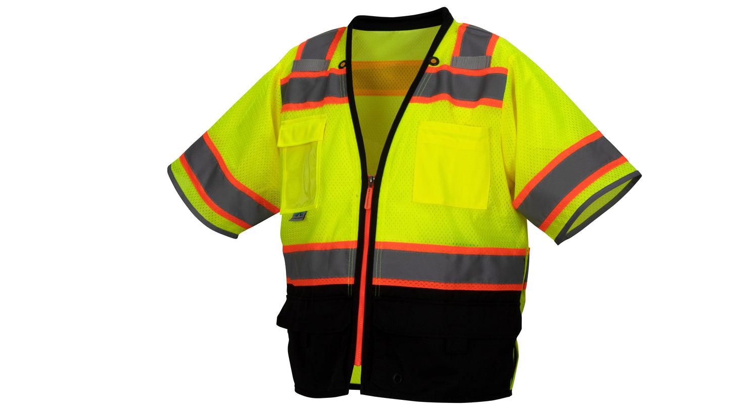 RVZ37B Series Hi-Vis Reflective Short Sleeve Work Vest