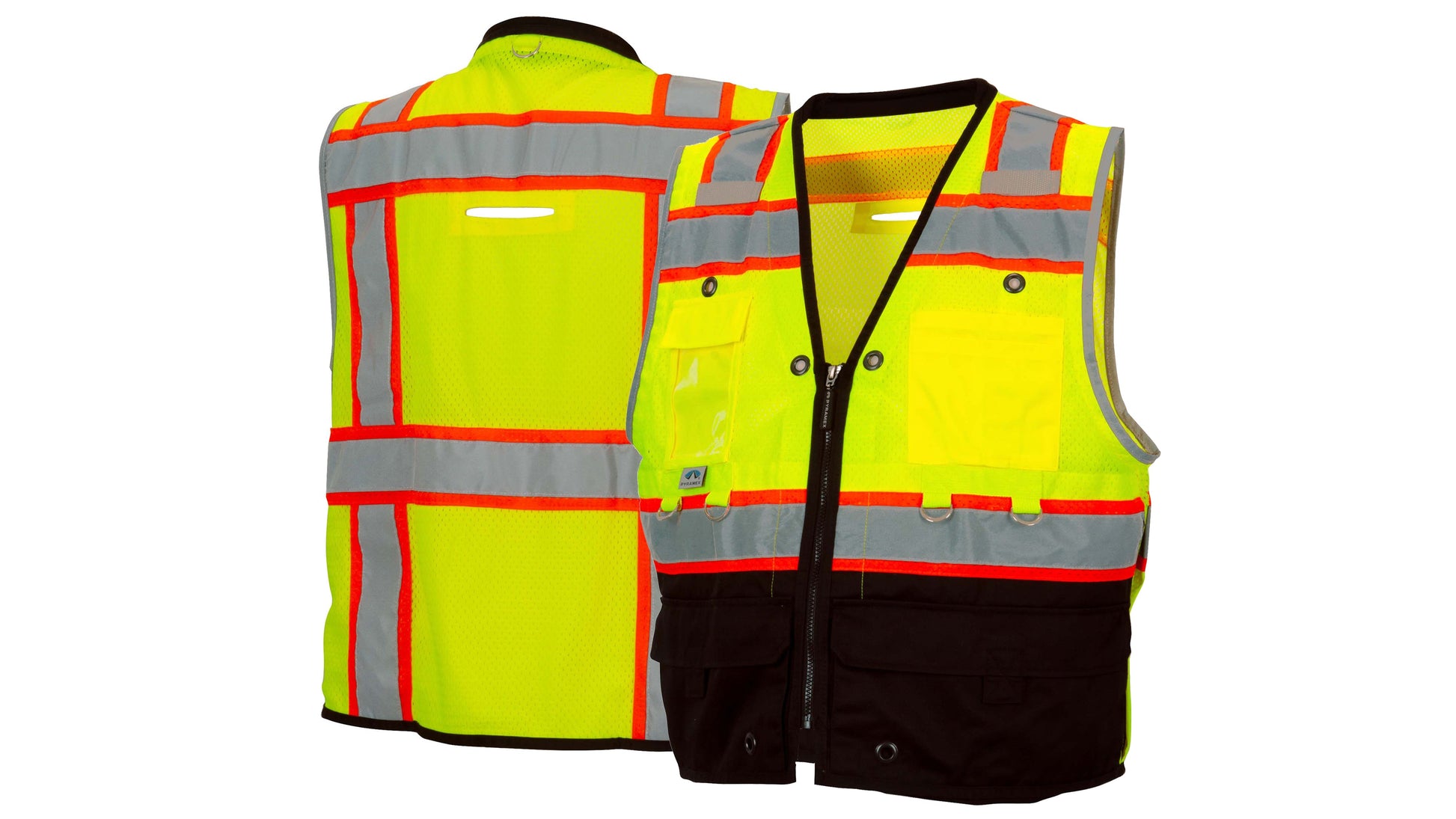 Pyramex RVZT44B Series Hi Vis Reflective Work Vest B Industrial Pyramex rvzt44b series hi vis reflective work vest b industrial