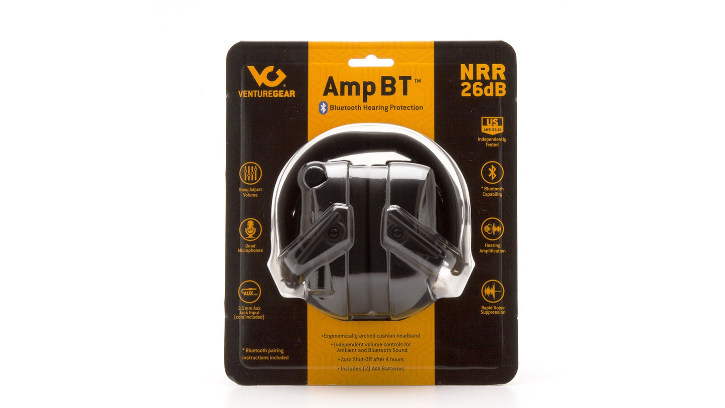Amp BT™ Electronic Earmuff NRR 26dB